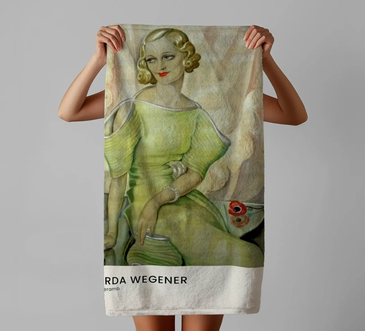 Gerda Wegener - Eva Heramb II asciugamano da bagno da Vintage by JUNIQE
