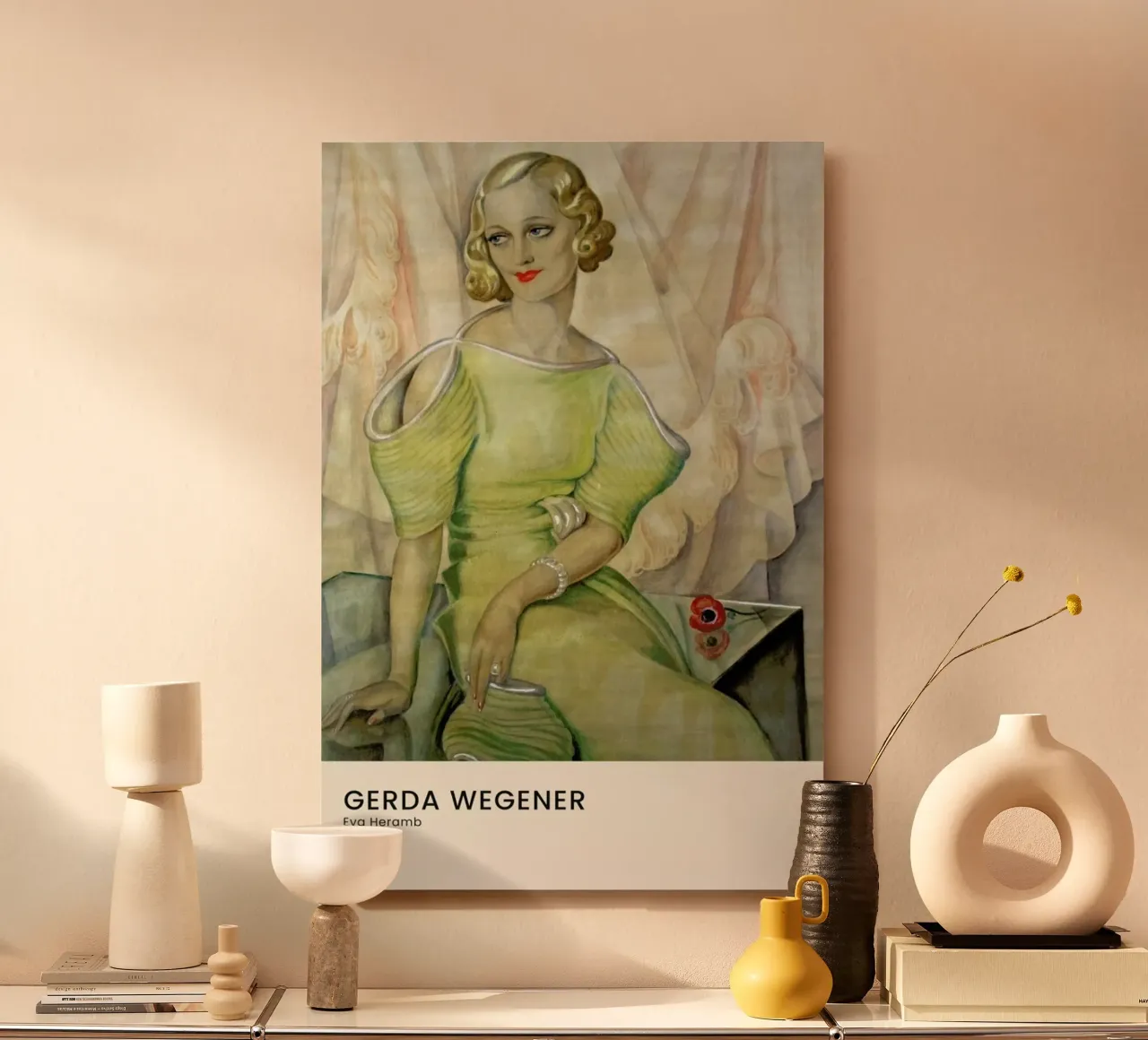 Gerda Wegener - Eva Heramb II alluminio dibond da Vintage by JUNIQE