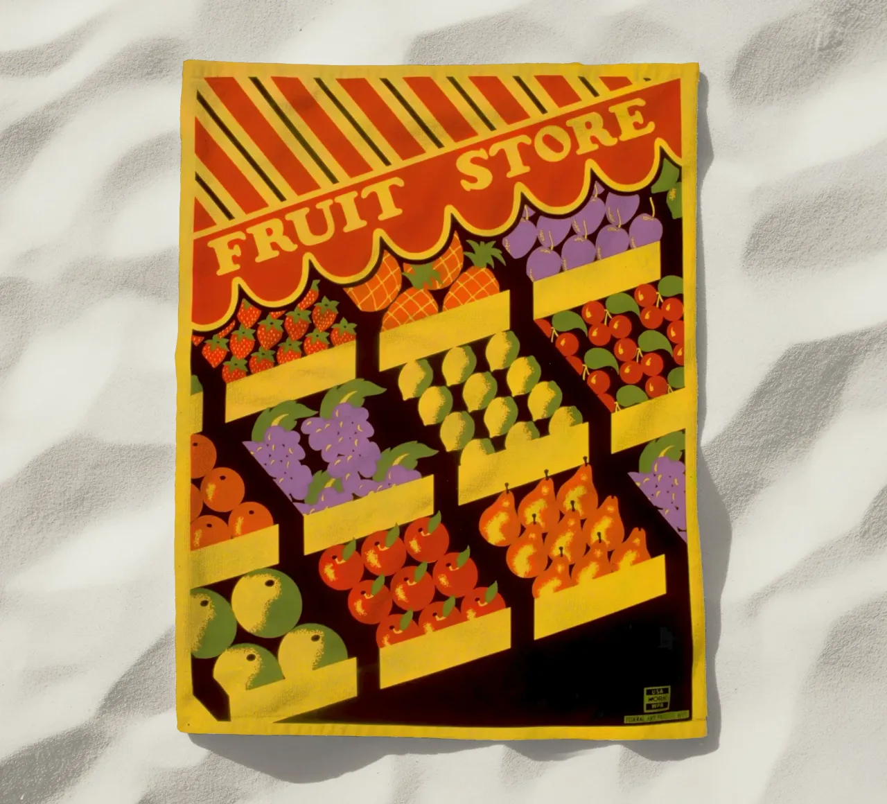 negozio di frutta telo mare da Danielshop