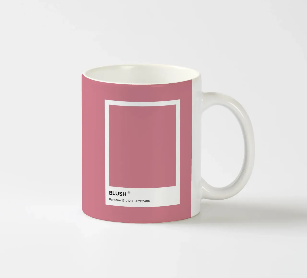 Pantone Blush tazza in ceramica da Paigaam Studio