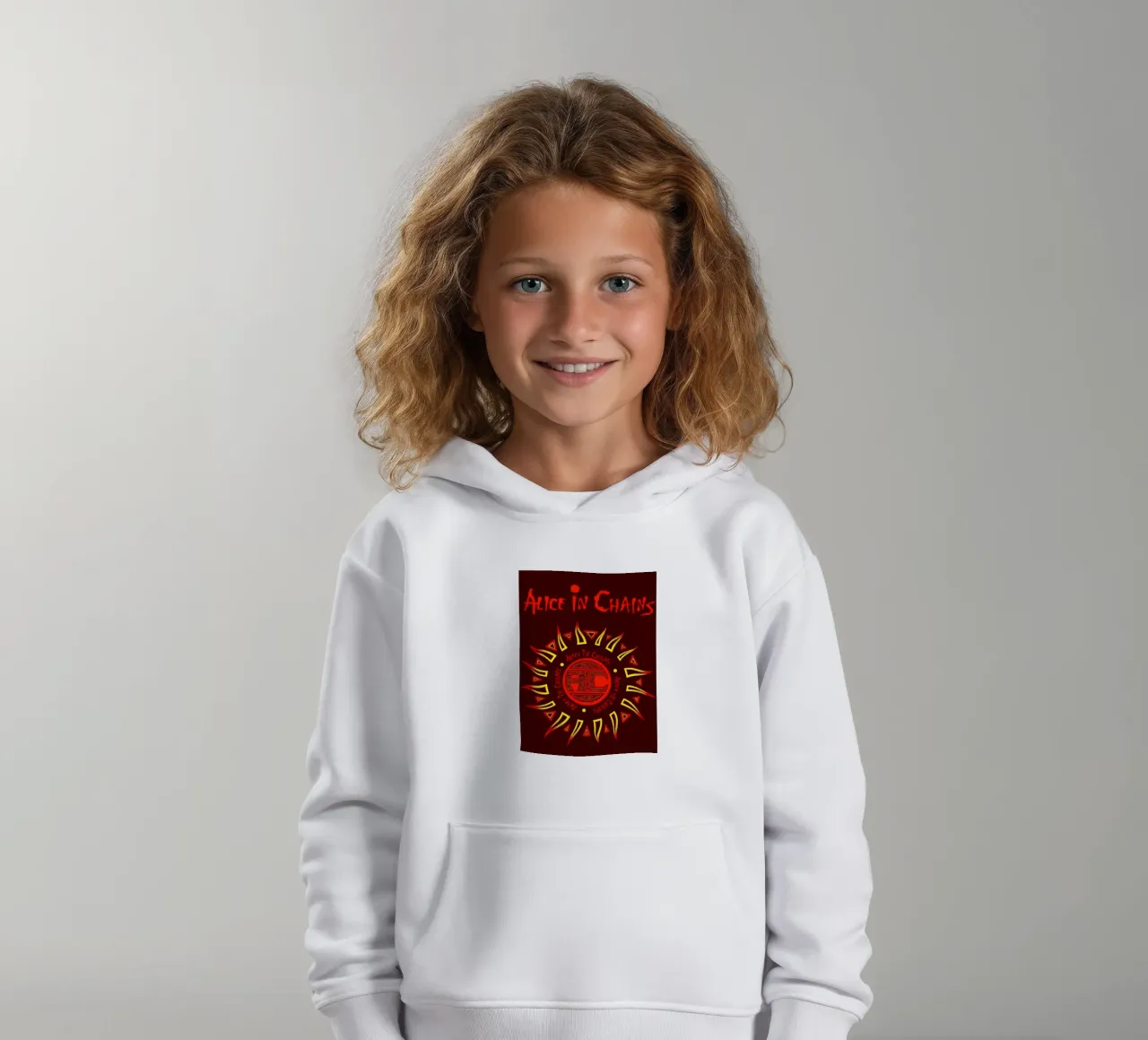 Alice in Chains band felpa bambino con cappuccio da vanhesling