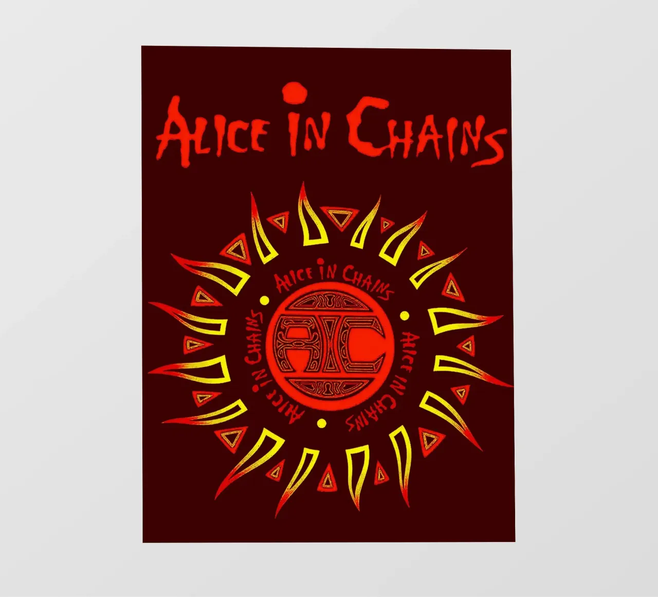 Alice in Chains band pellicola backlit da vanhesling