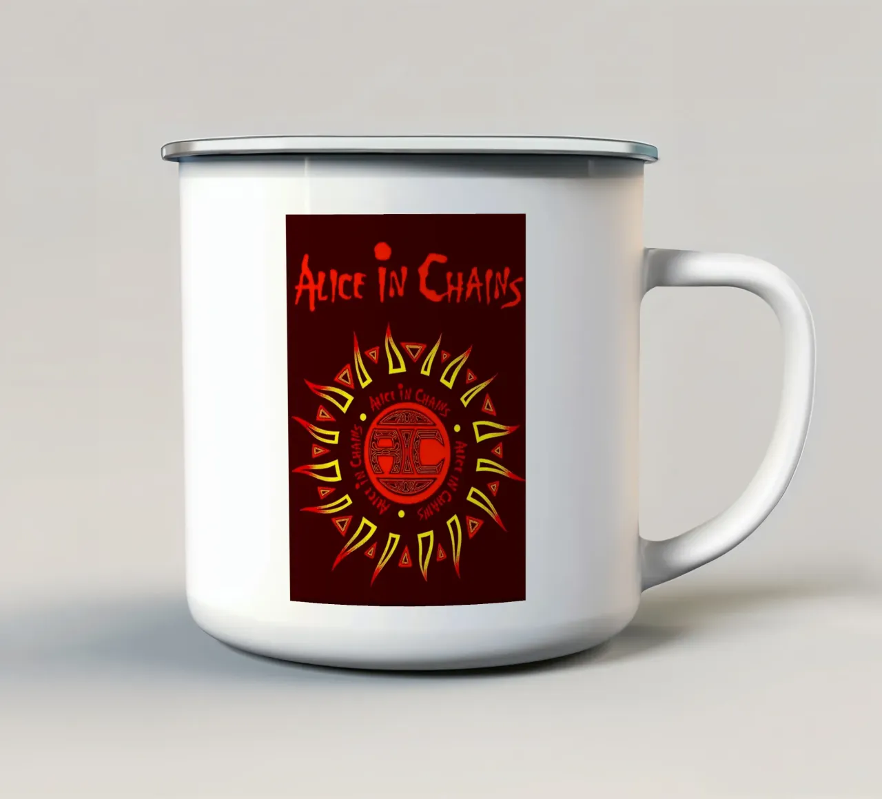 Alice in Chains band tazza in smalto da vanhesling