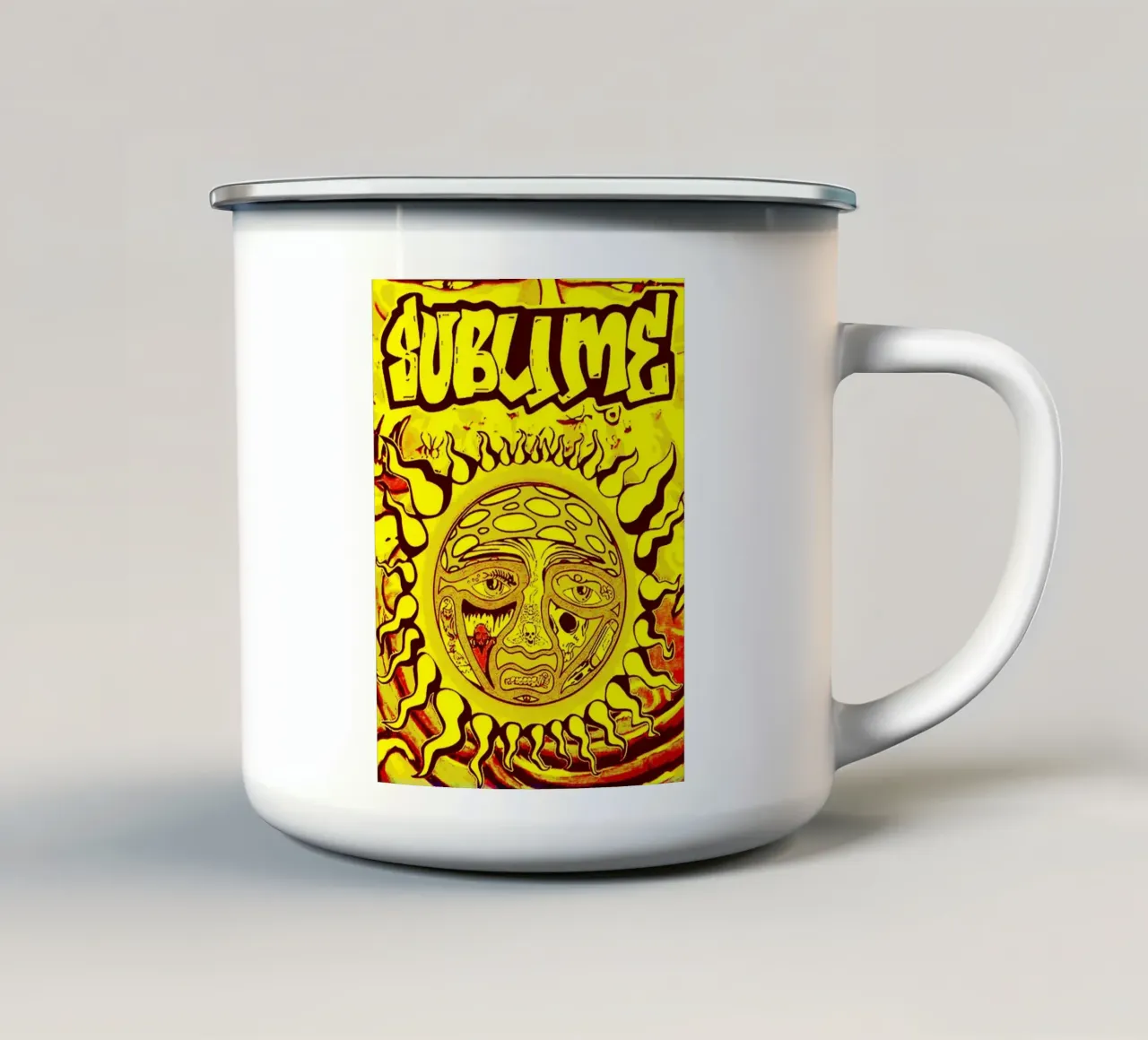 sublime band art tazza in smalto da vanhesling