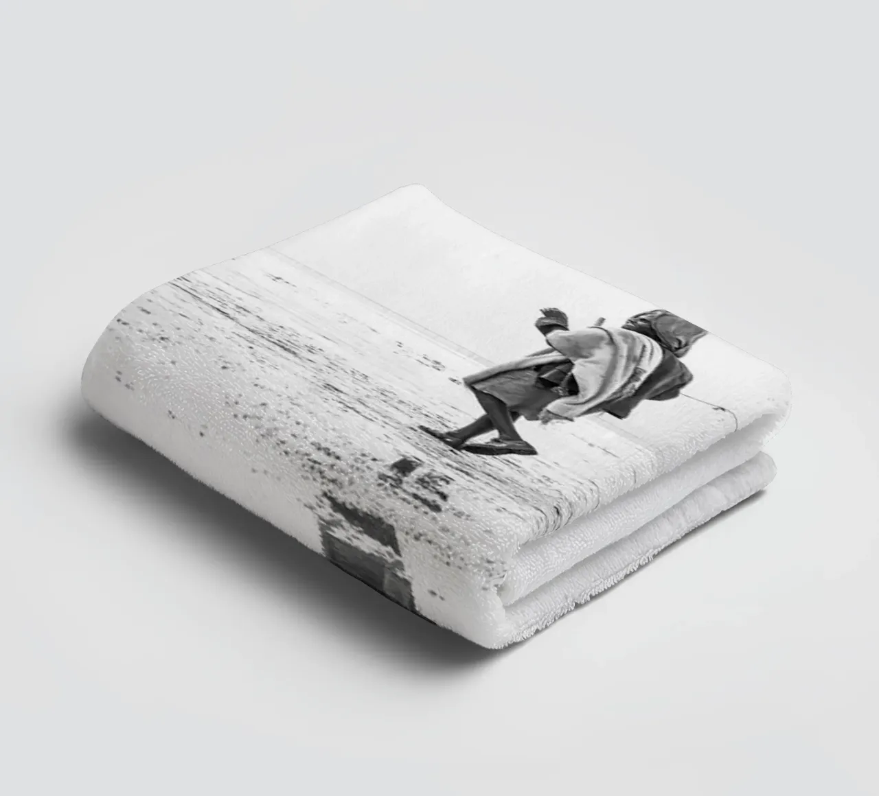 Man with his camel towel by photolovers