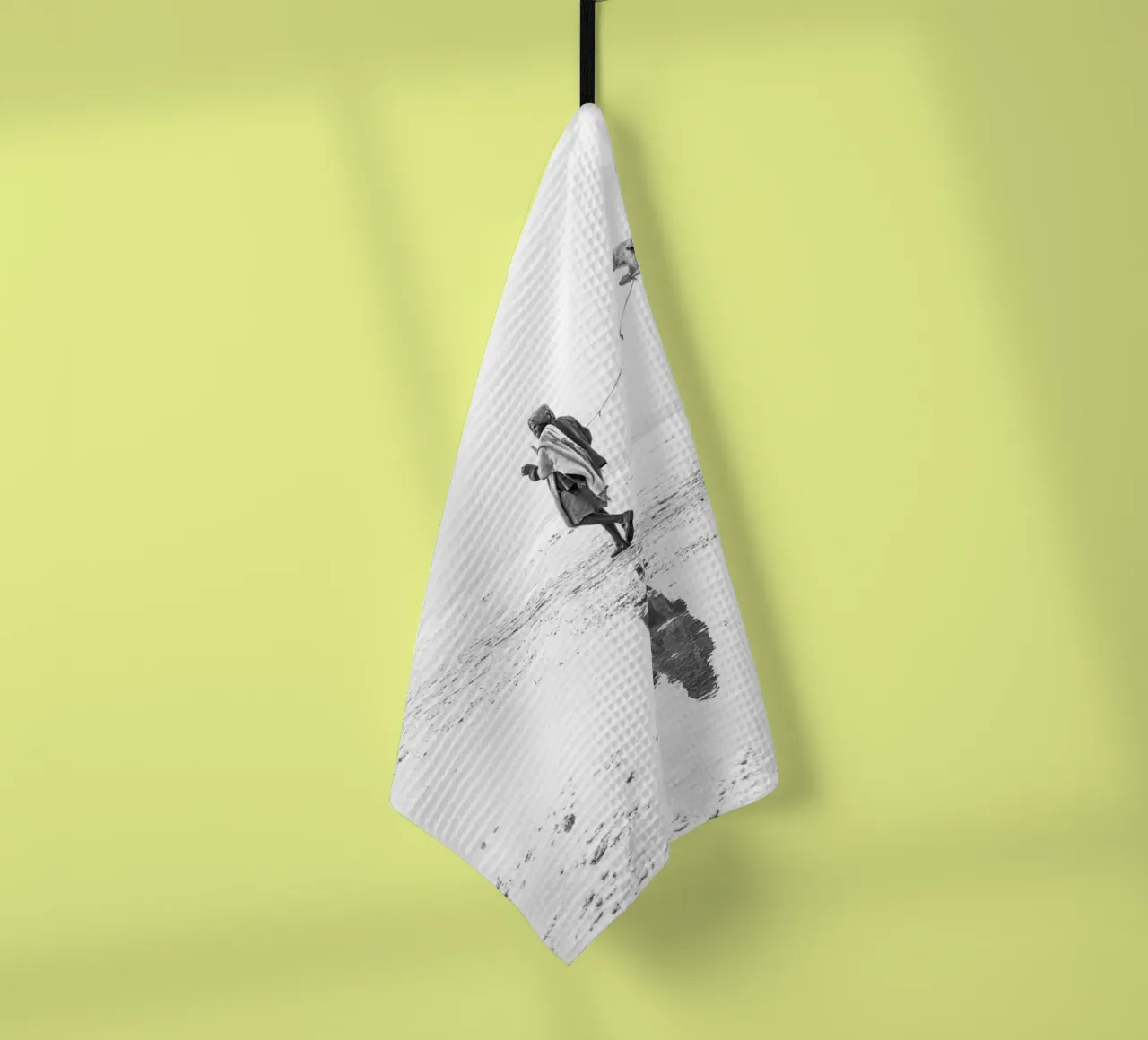 Man with his camel canovaccio da cucina da photolovers