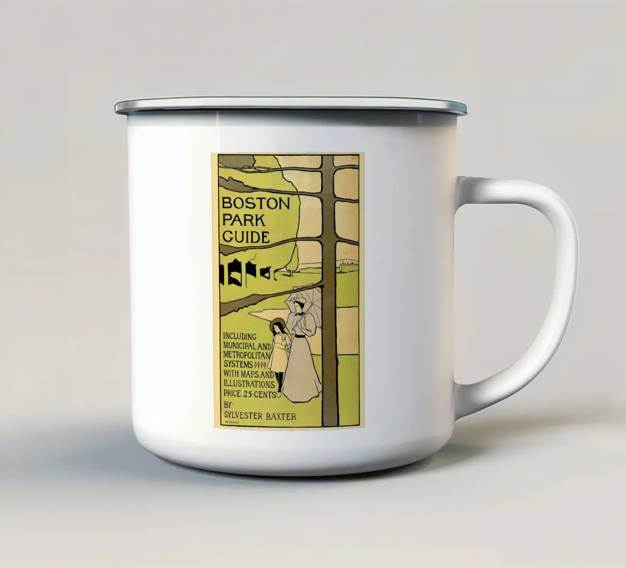 guida ai parchi di boston tazza in smalto da Danielshop