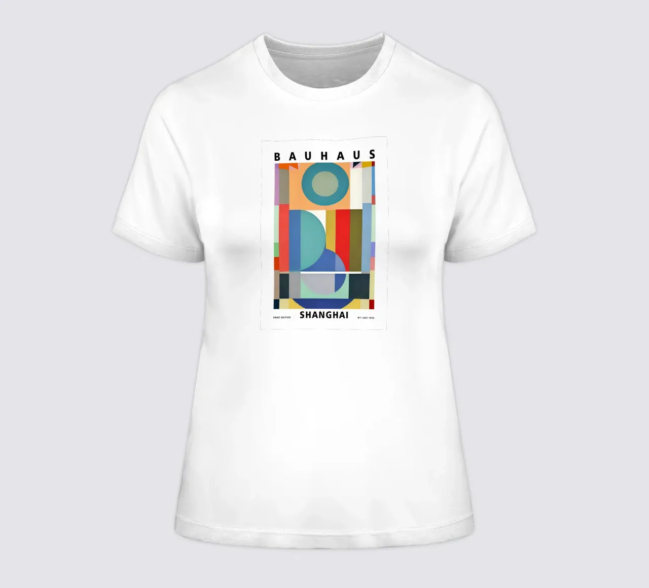 Bauhaus women's fitted t-shirt by Brooke