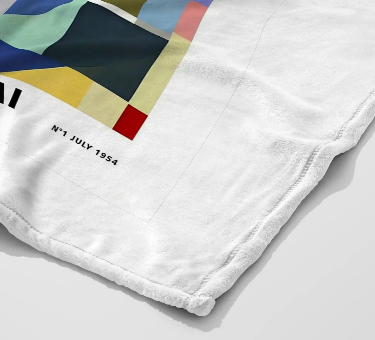 Bauhaus fleece blanket by Brooke
