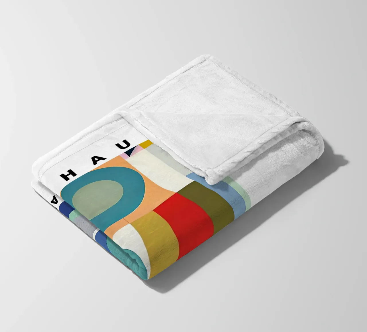 Bauhaus fleece blanket by Brooke