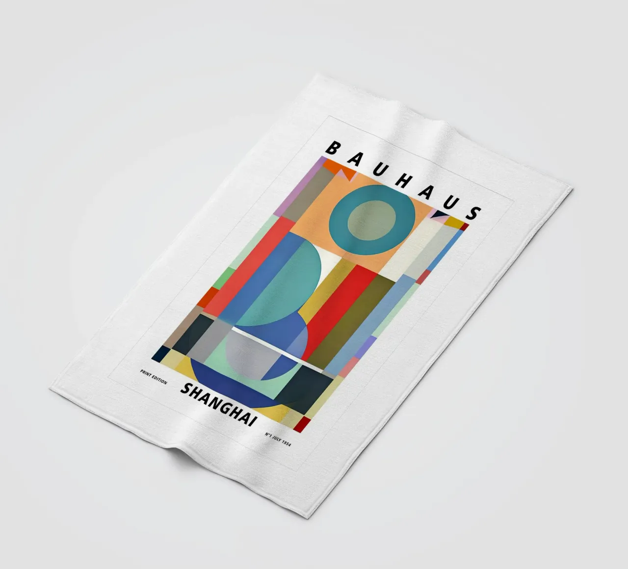Bauhaus fleece blanket by Brooke