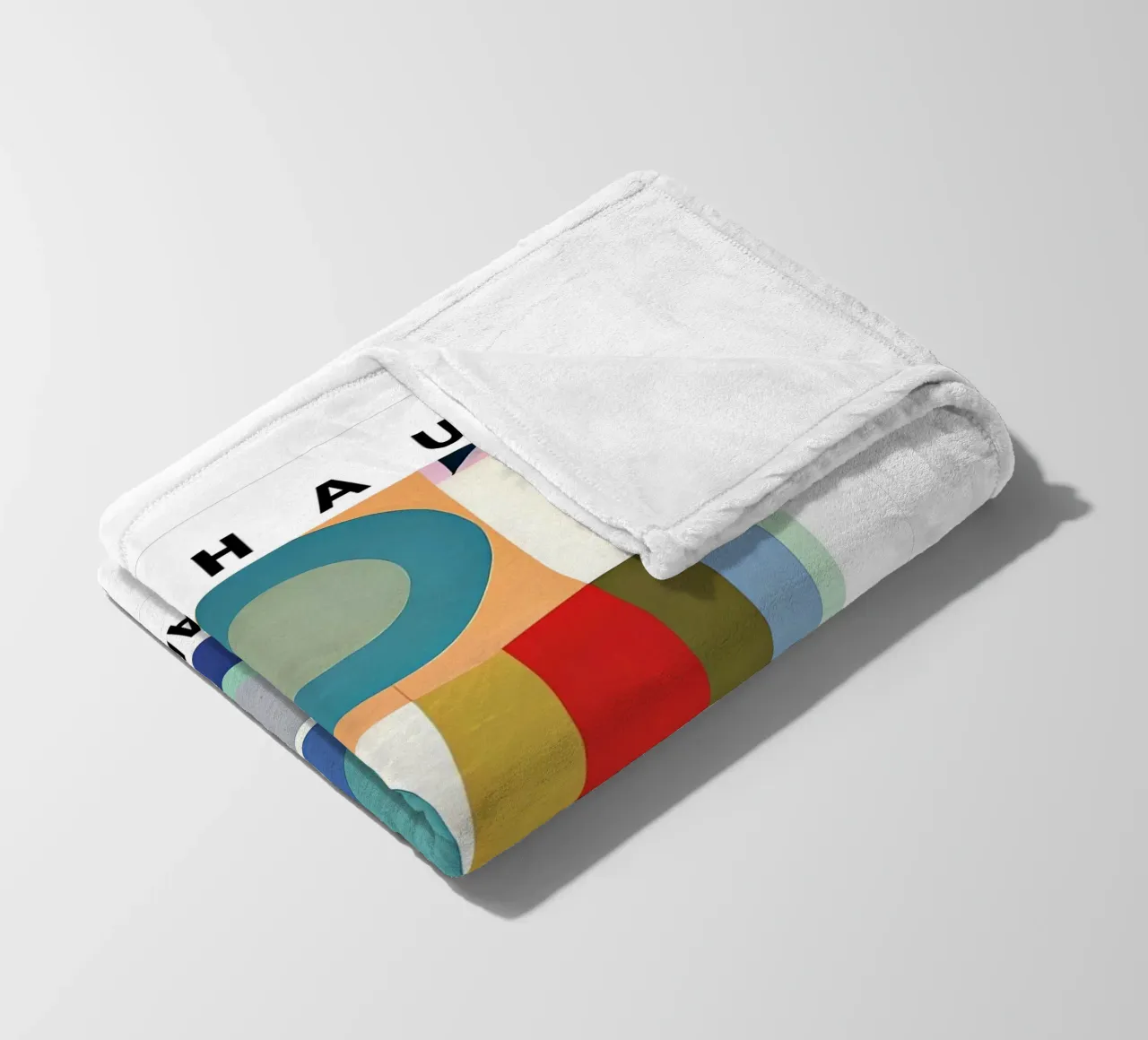 Bauhaus fleece blanket by Brooke