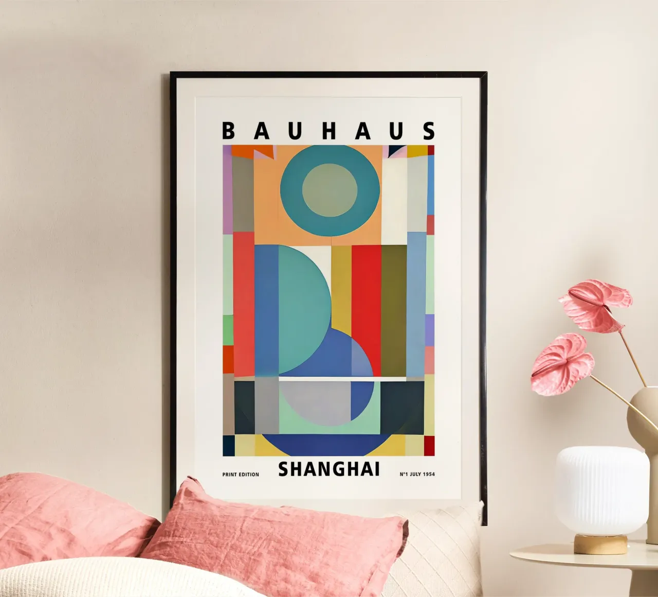 Bauhaus poster con telaio in alluminio da Brooke
