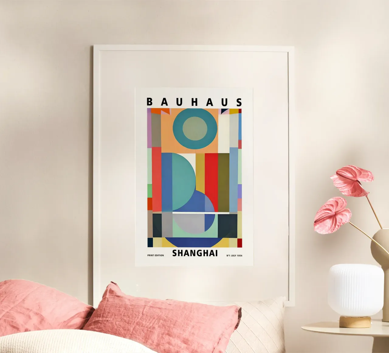 Bauhaus poster con telaio in alluminio da Brooke