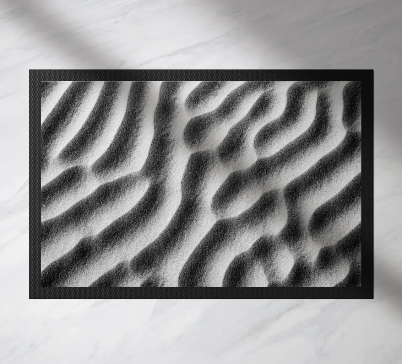 Abstract sand art in black and white zerbino da photolovers