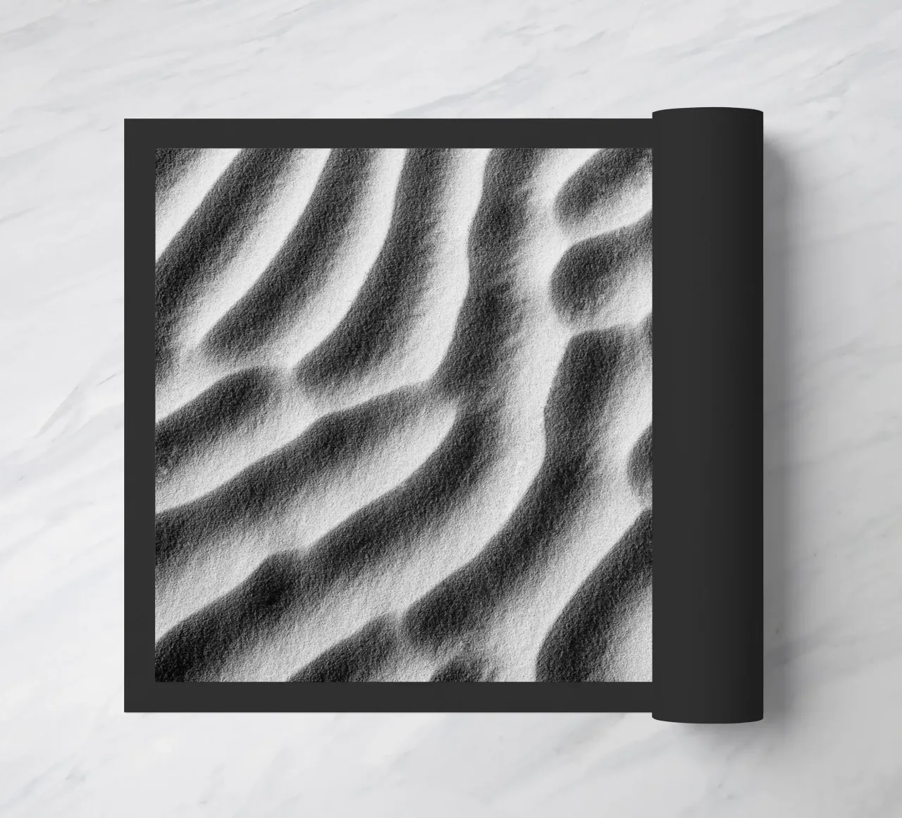 Abstract sand art in black and white zerbino da photolovers