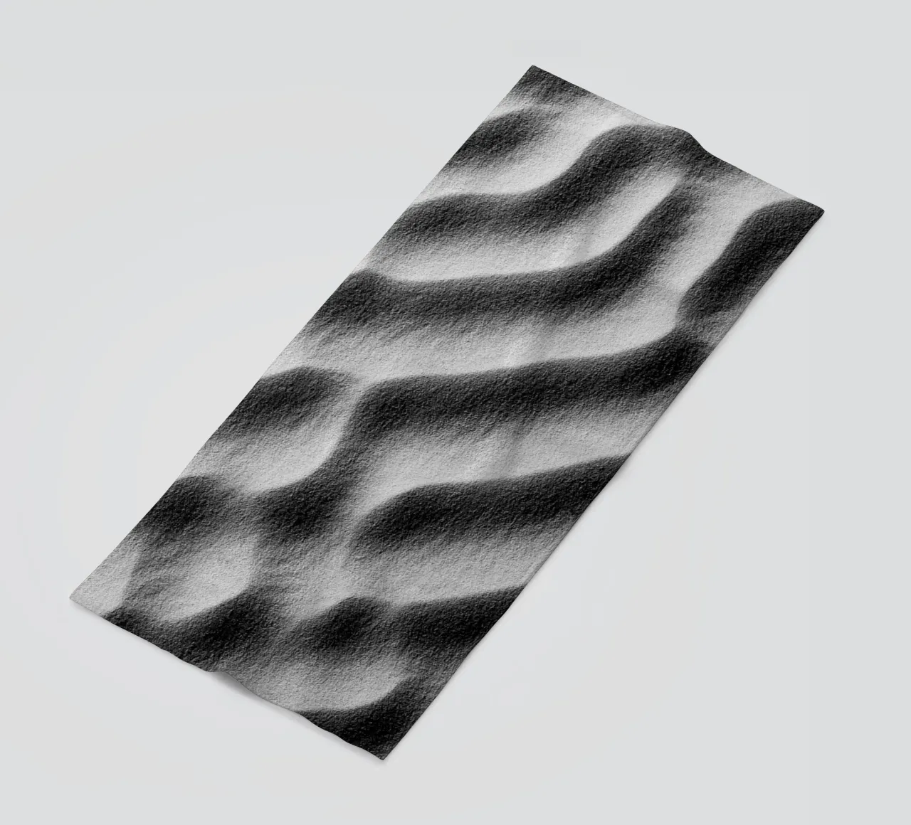 Abstract sand art in black and white telo mare da photolovers