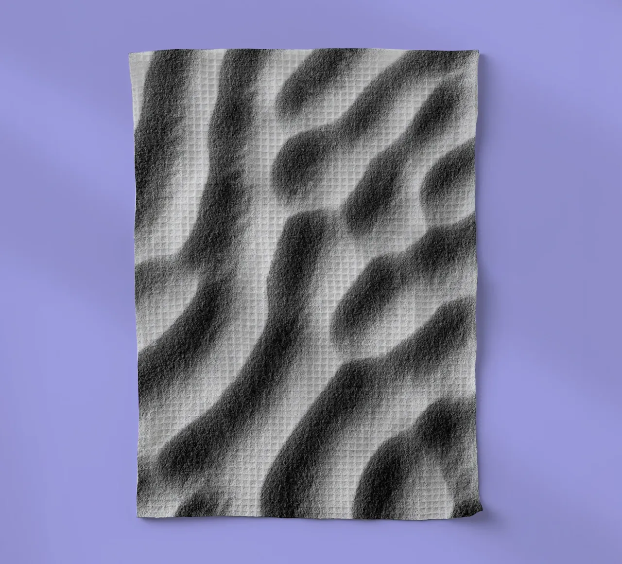 Abstract sand art in black and white torchon de photolovers