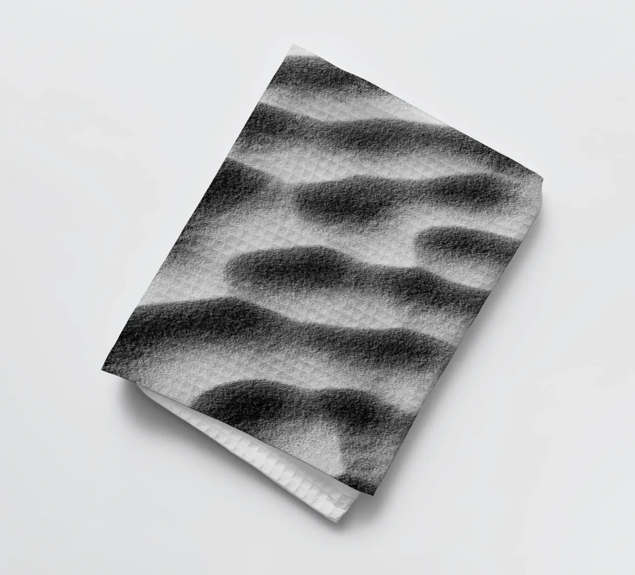 Abstract sand art in black and white torchon de photolovers