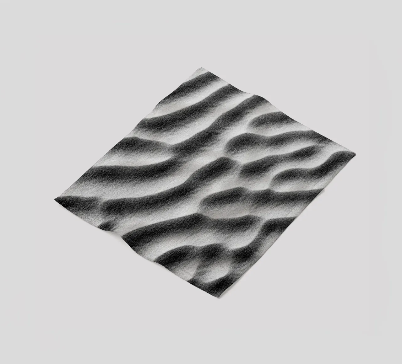 Abstract sand art in black and white coperta in pile da photolovers