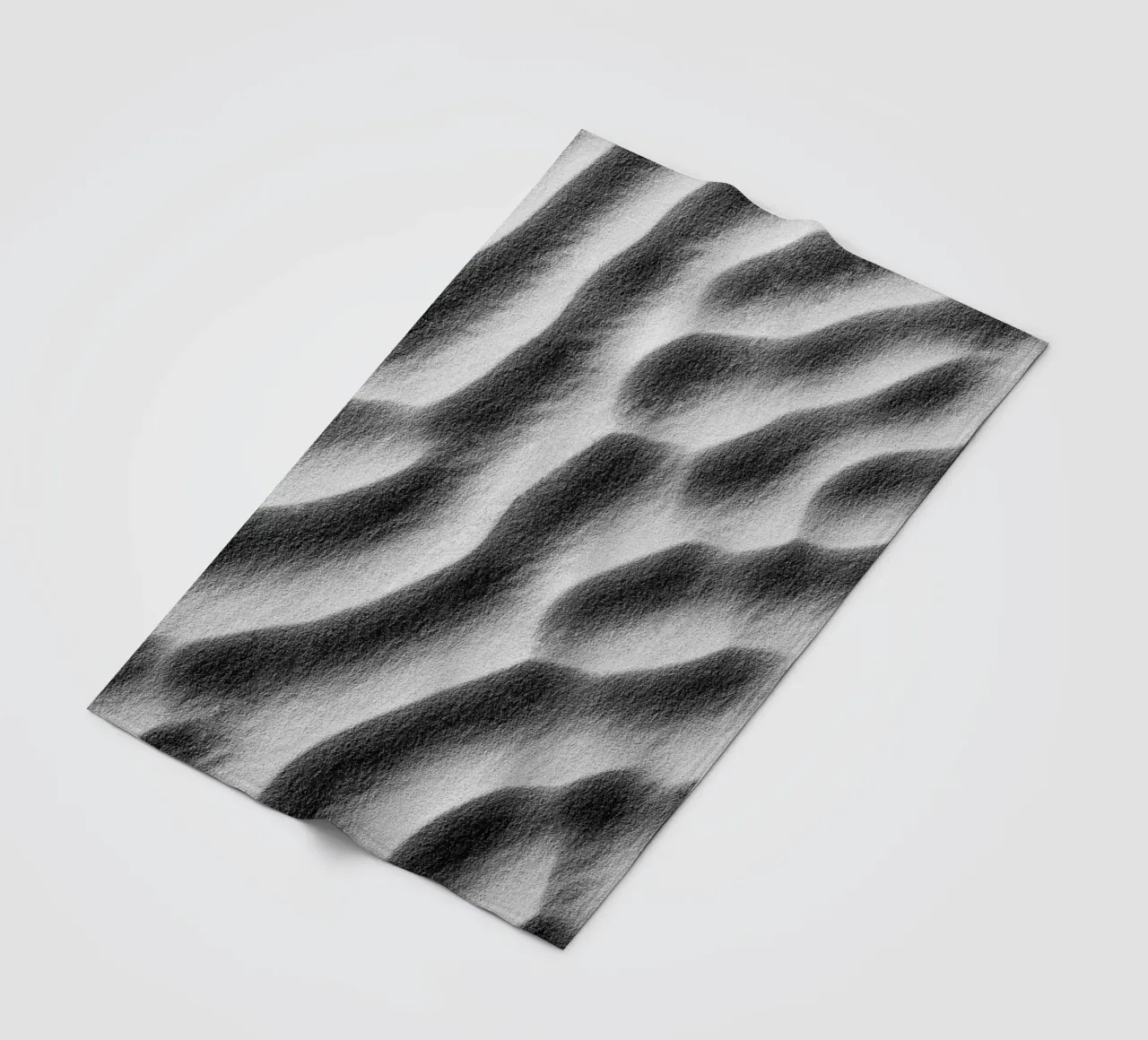Abstract sand art in black and white coperta in pile da photolovers
