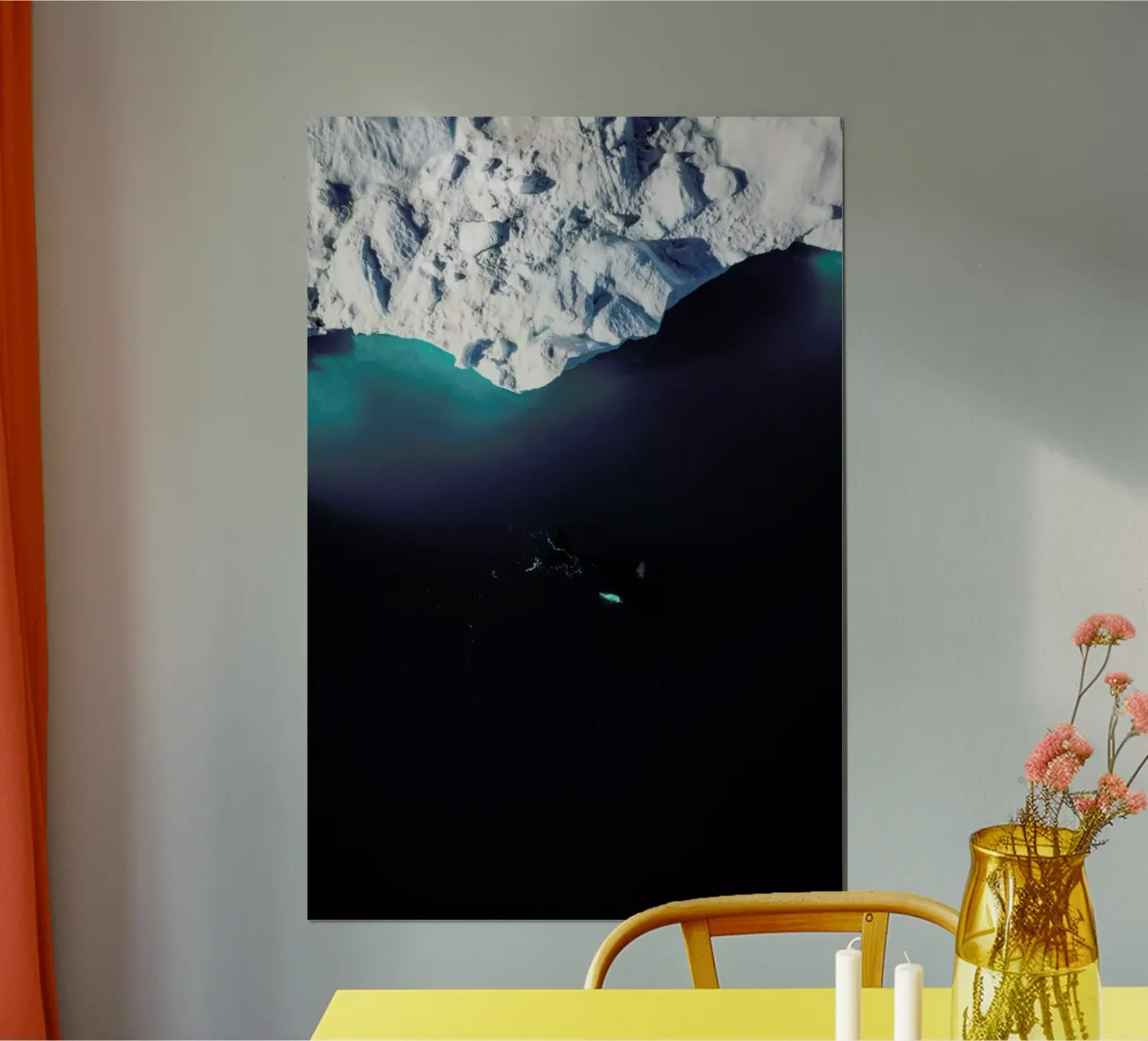 Gliding Through the Deep poster con telaio in alluminio da EyeEm Mobile GmbH