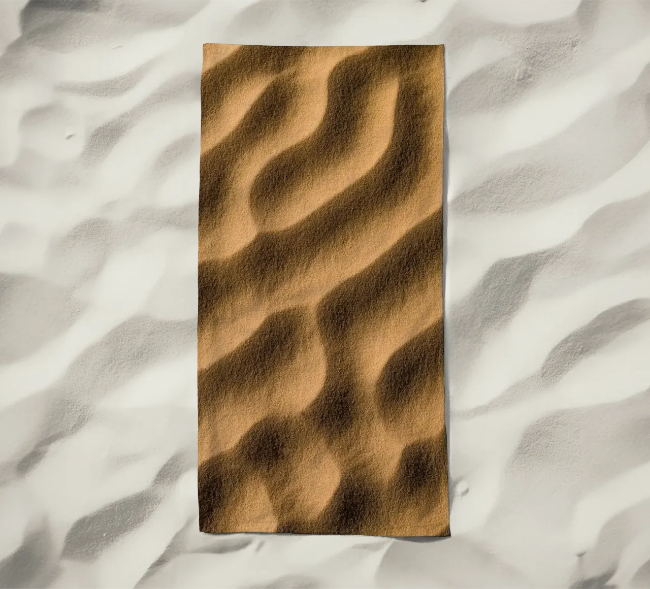 Abstract sand art in color telo mare da photolovers