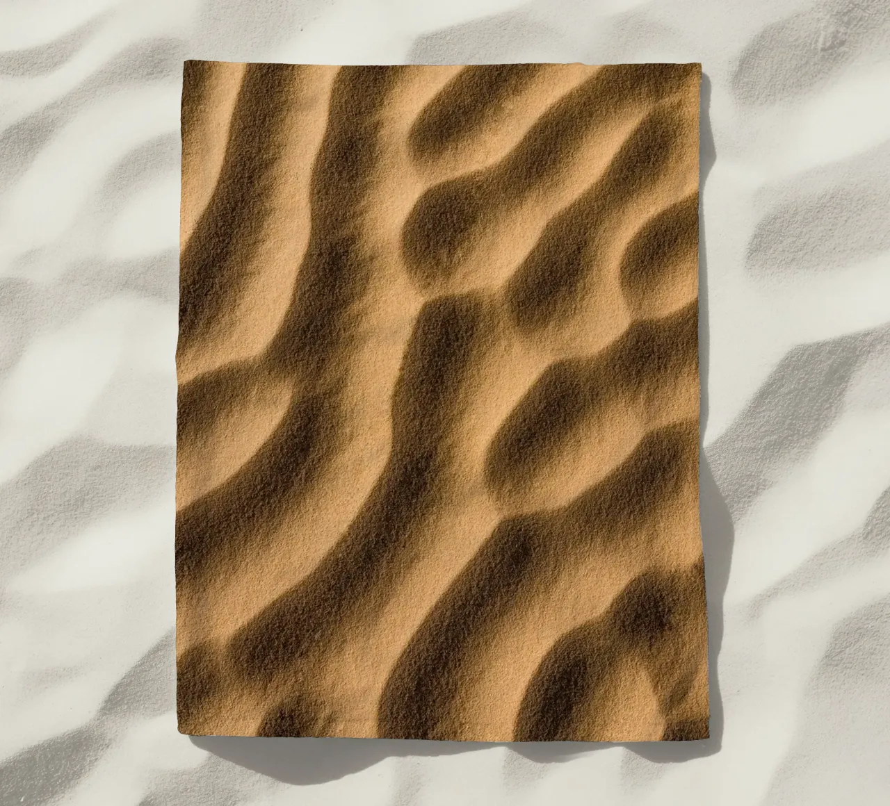 Abstract sand art in color telo mare da photolovers