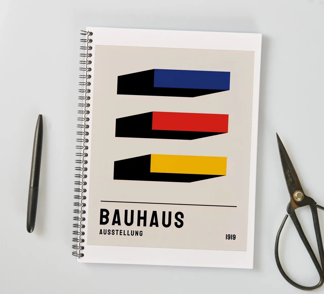 Bauhaus spiral notebook by Brooke