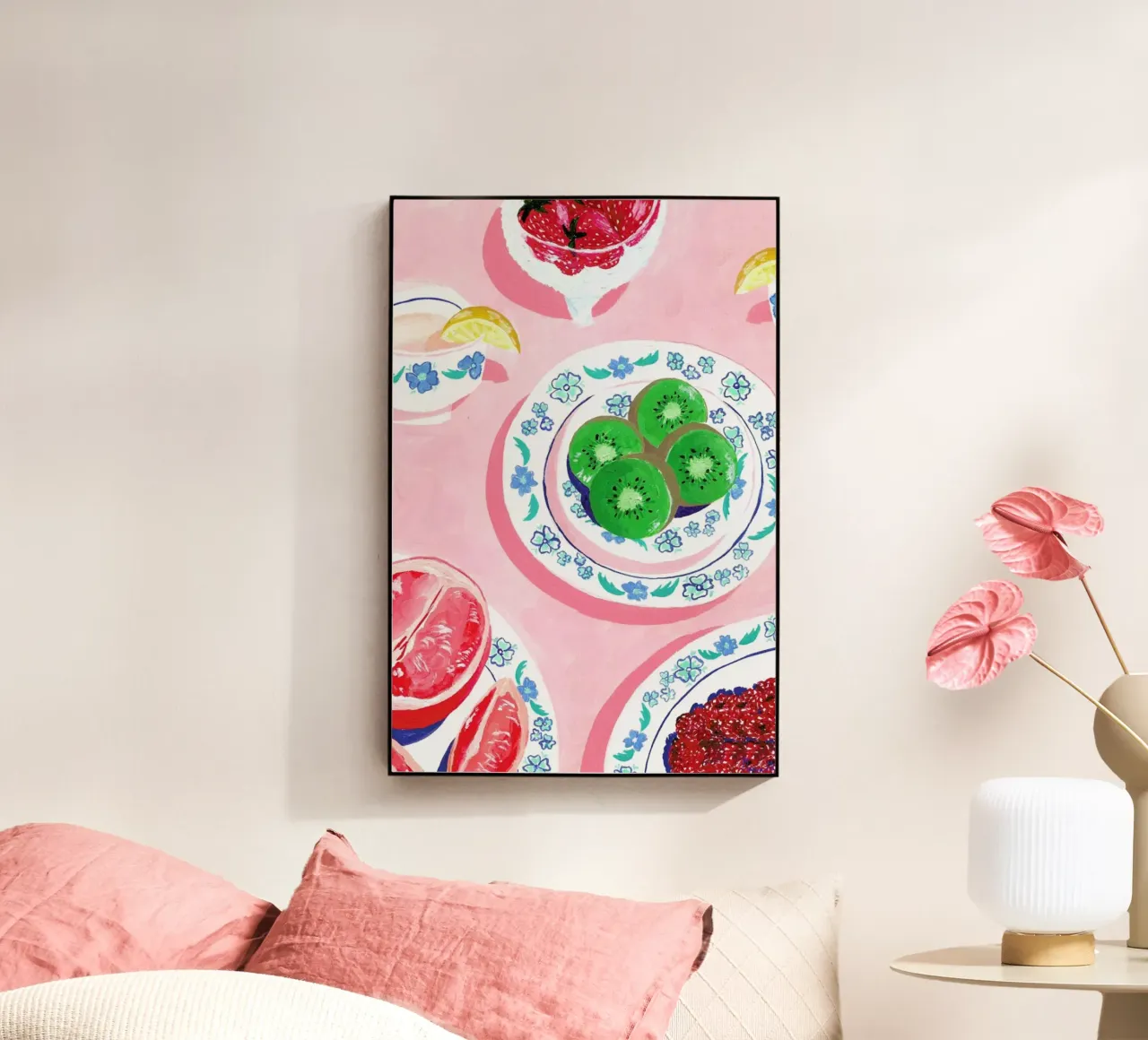 Summer Picnic plexiglass da Berserk Prints by Maria M.C.