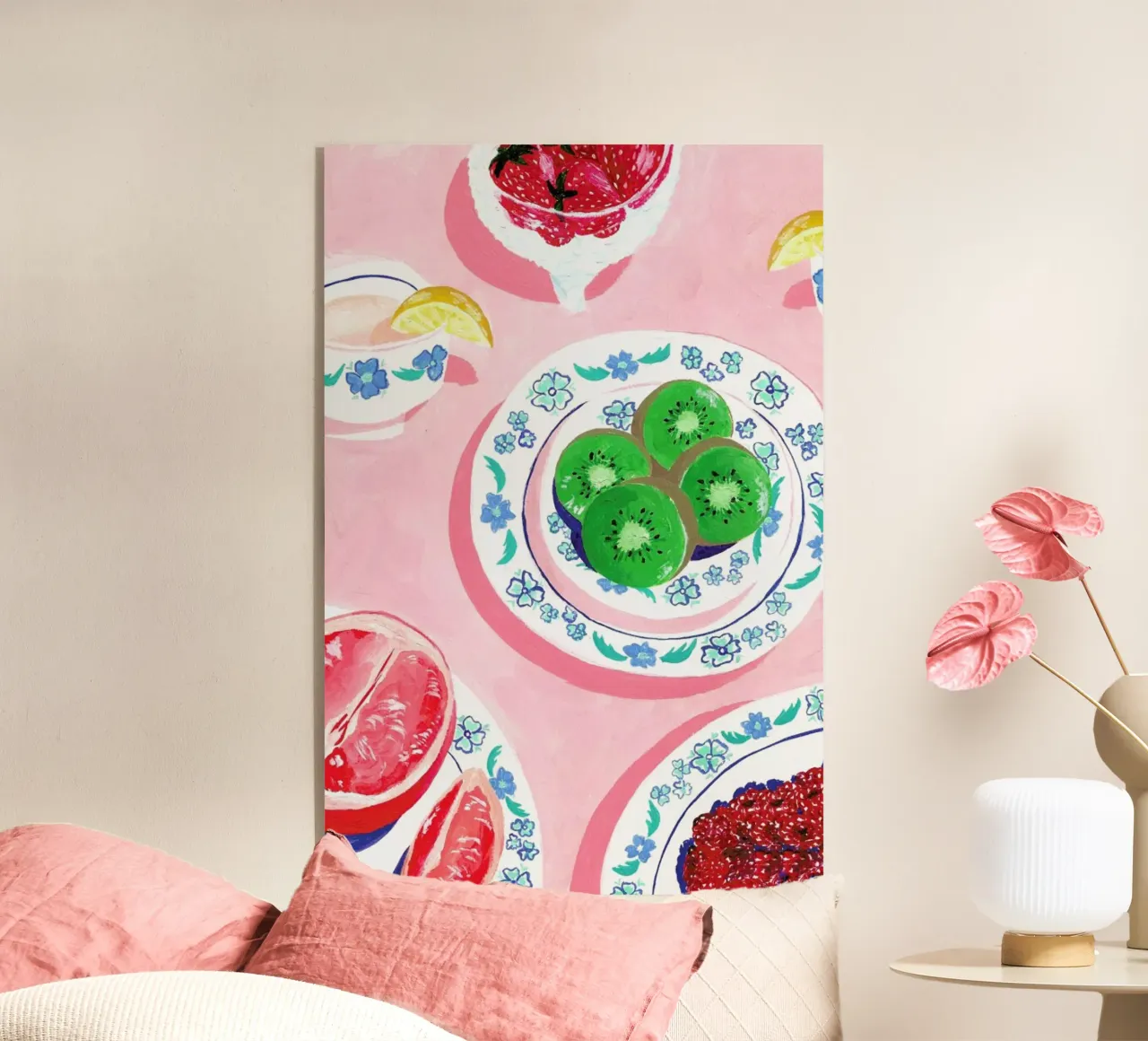 Summer Picnic plexiglass da Berserk Prints by Maria M.C.