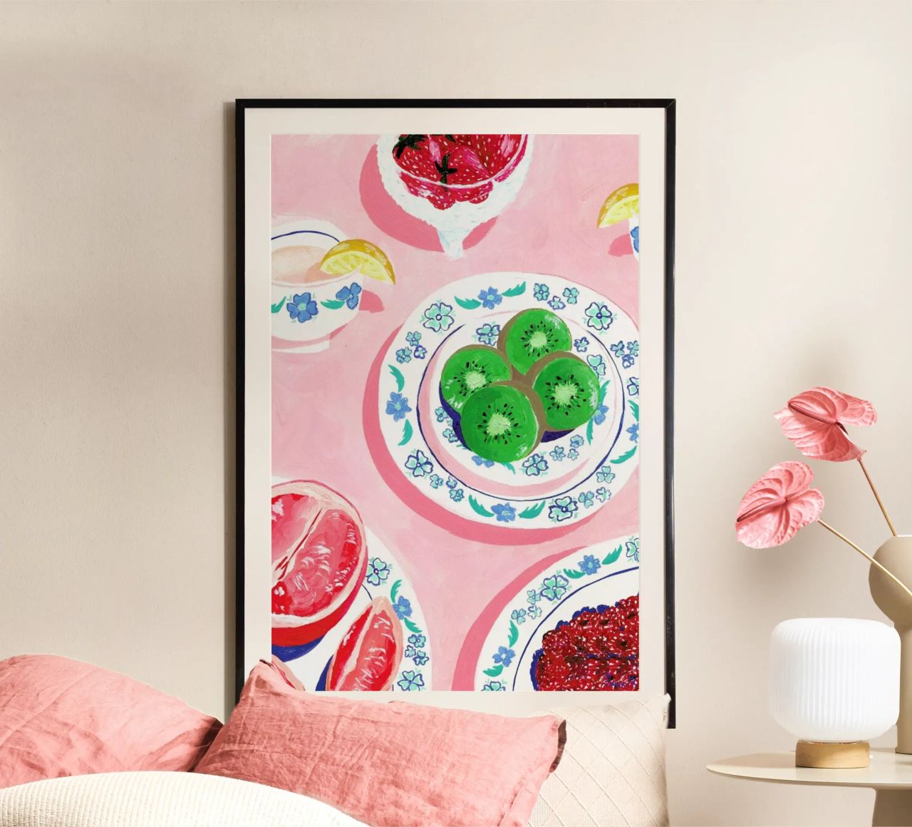 Summer Picnic poster by Berserk Prints by Maria M.C.