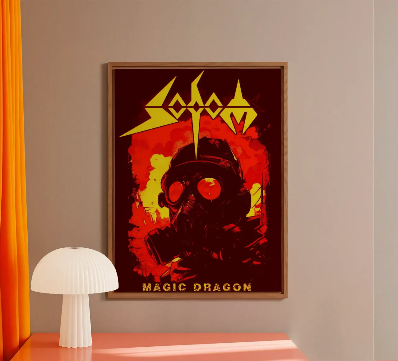 sodom band art Alu-Dibond von vanhesling