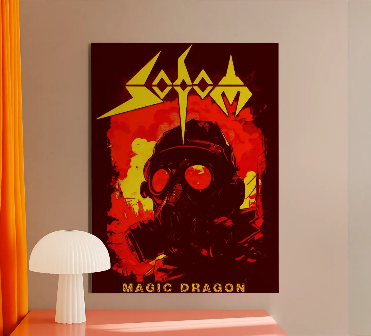 sodom band art Alu-Dibond von vanhesling