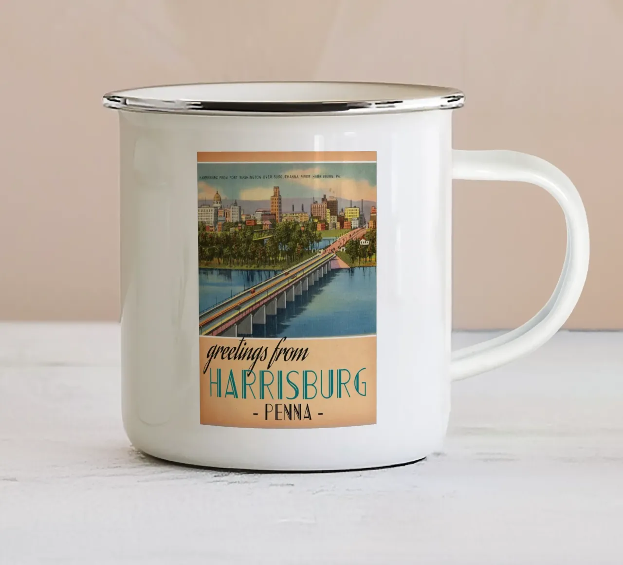 harrisburg tazza in smalto da Danielshop