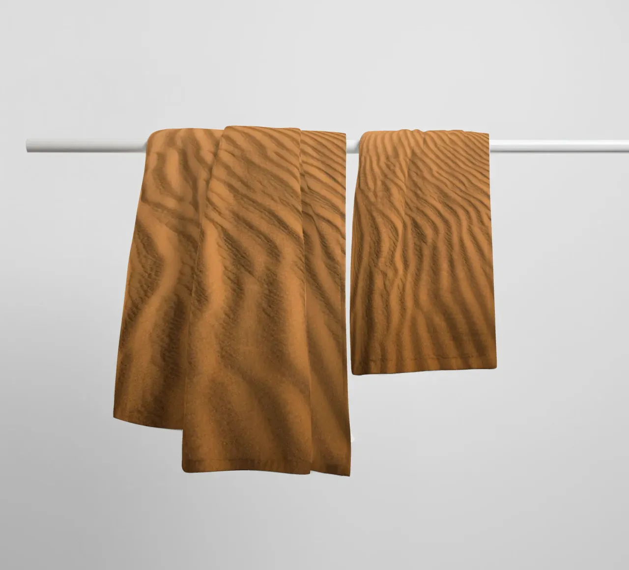 Sand dune in the Sahara desert asciugamano da bagno da photolovers