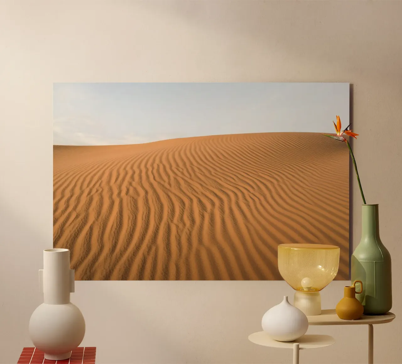 Sand dune in the Sahara desert alluminio dibond da photolovers