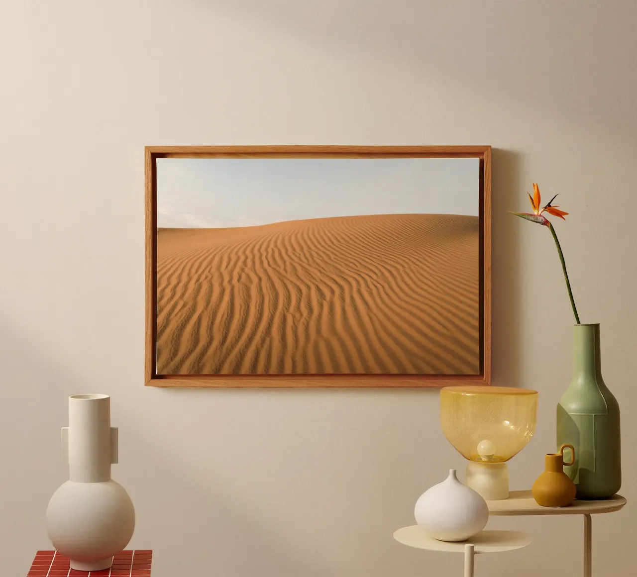 Sand dune in the Sahara desert tela da photolovers