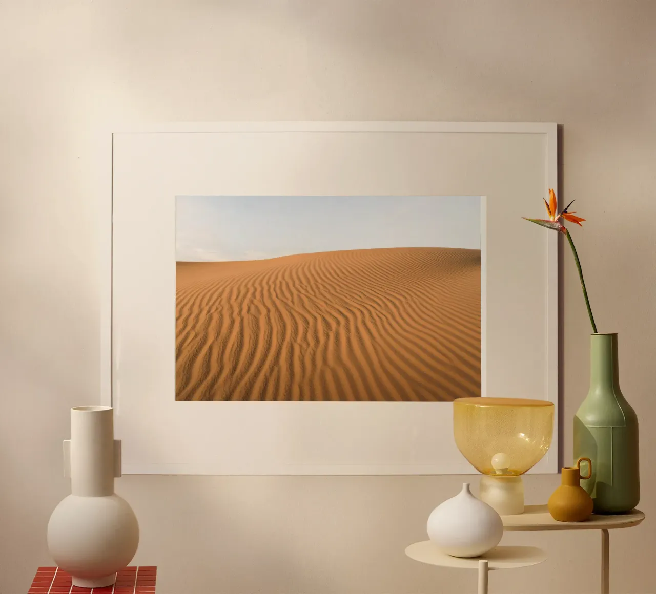 Sand dune in the Sahara desert poster da photolovers