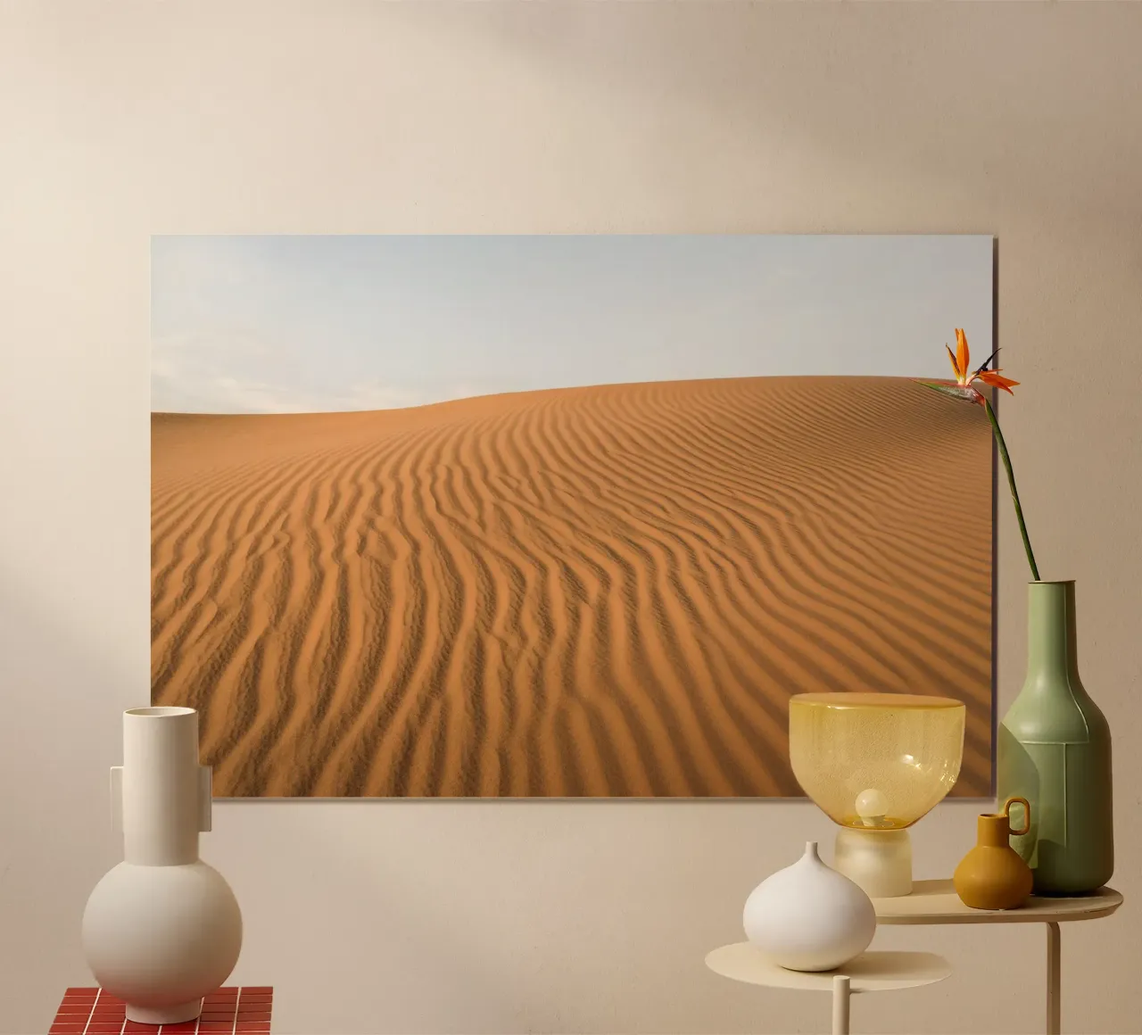 Sand dune in the Sahara desert poster da photolovers