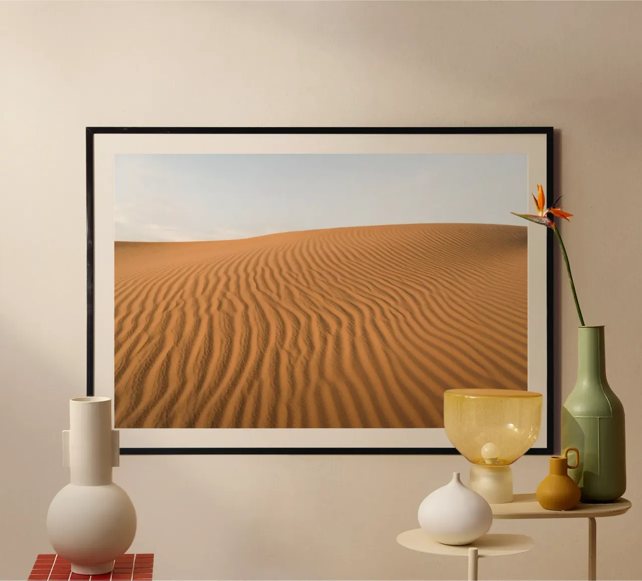 Sand dune in the Sahara desert poster da photolovers
