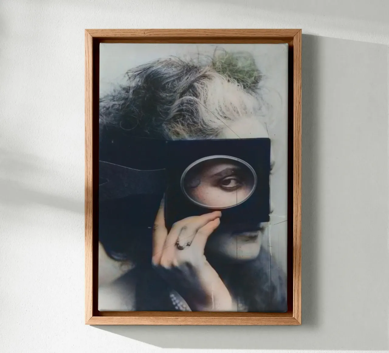 Scherzo Glow | Press Play Art Print Remix tela con Cornice a cassetta da Press Play Art Prints