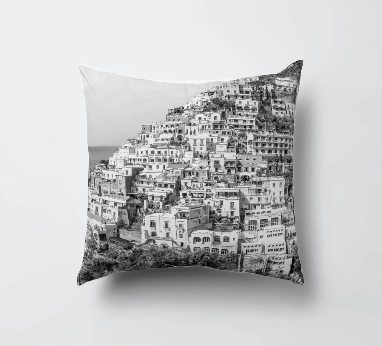 View on Positano cuscino da photolovers