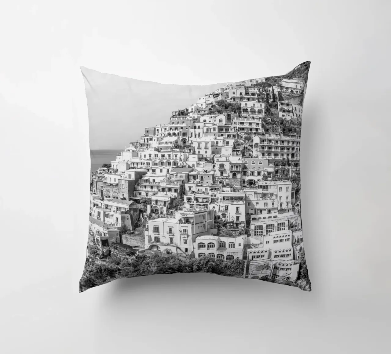 View on Positano cuscino da photolovers