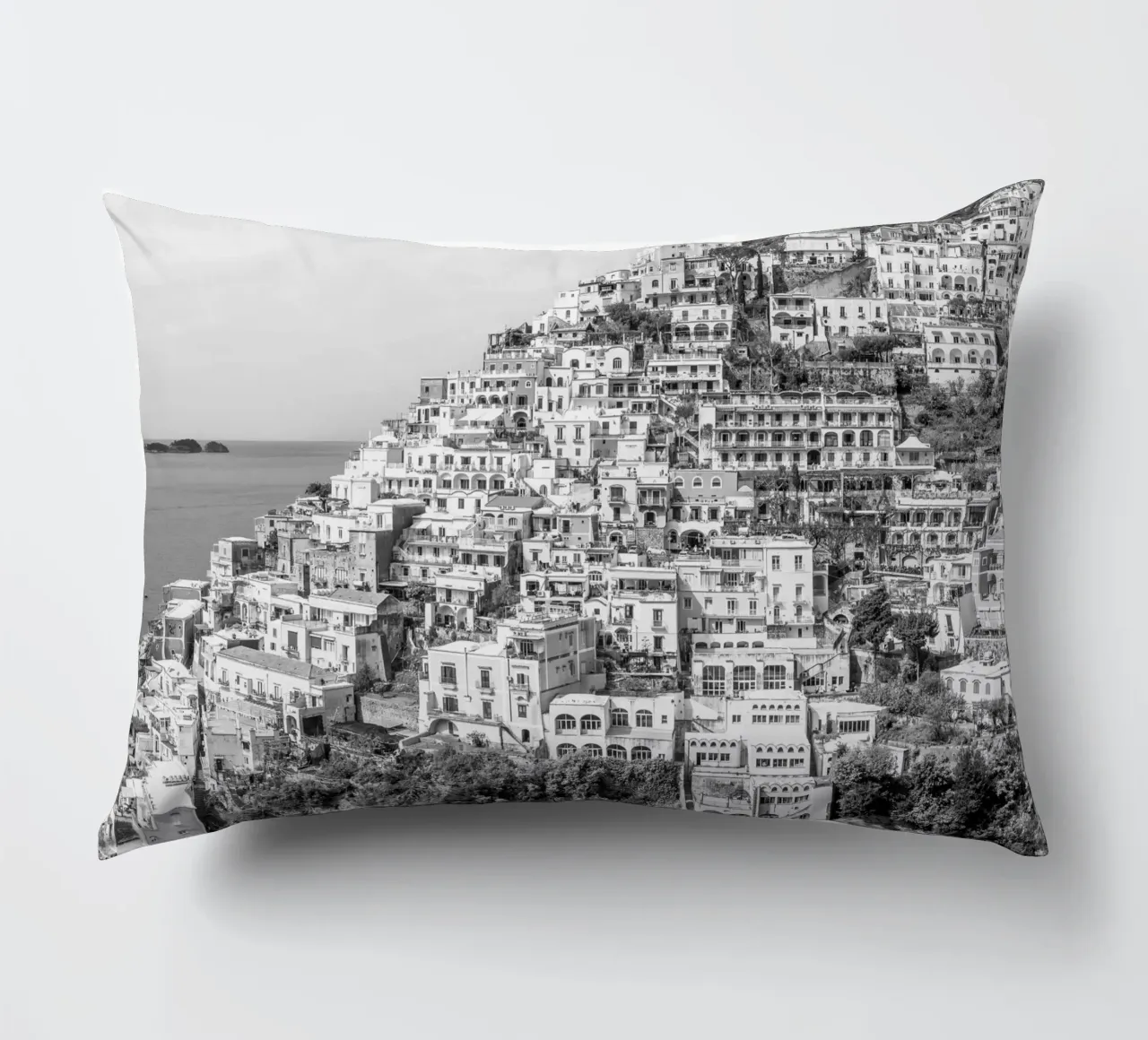 View on Positano cuscino da photolovers