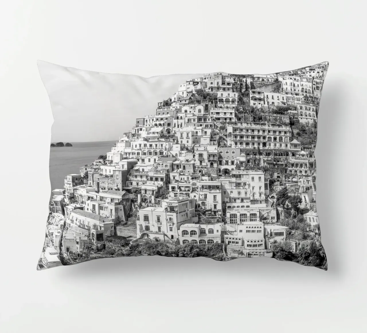 View on Positano cuscino da photolovers