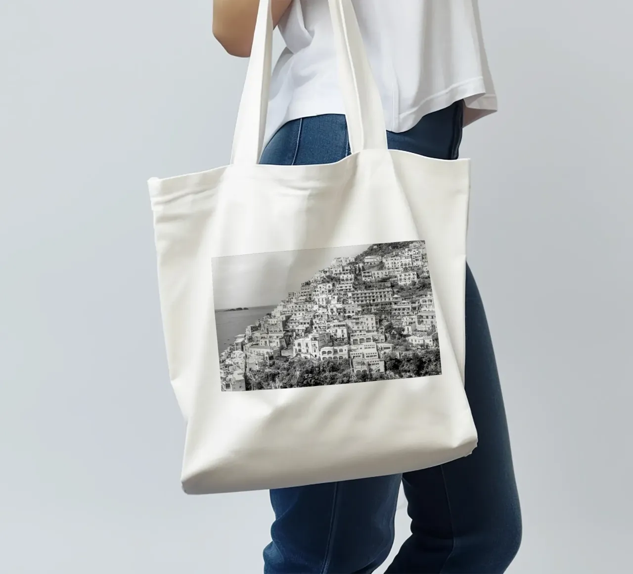 View on Positano borsa in juta da photolovers