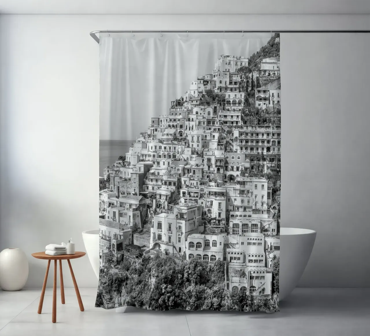 View on Positano tenda da doccia da photolovers