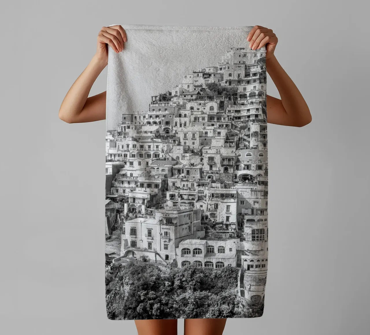 View on Positano badhanddoek van photolovers