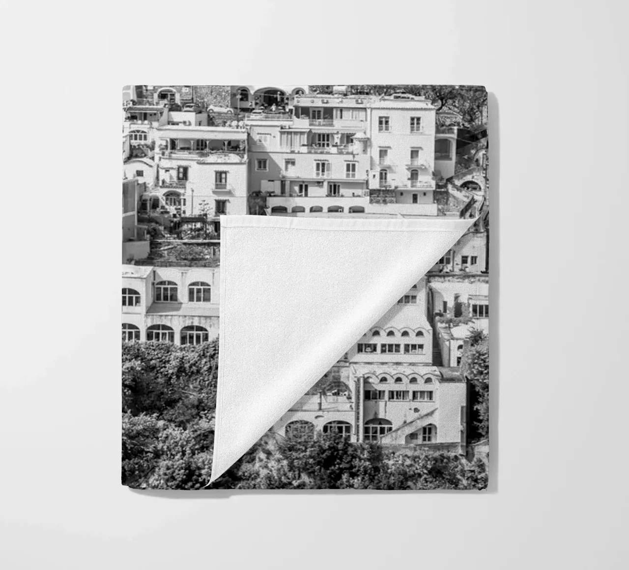 View on Positano toalla de playa de photolovers
